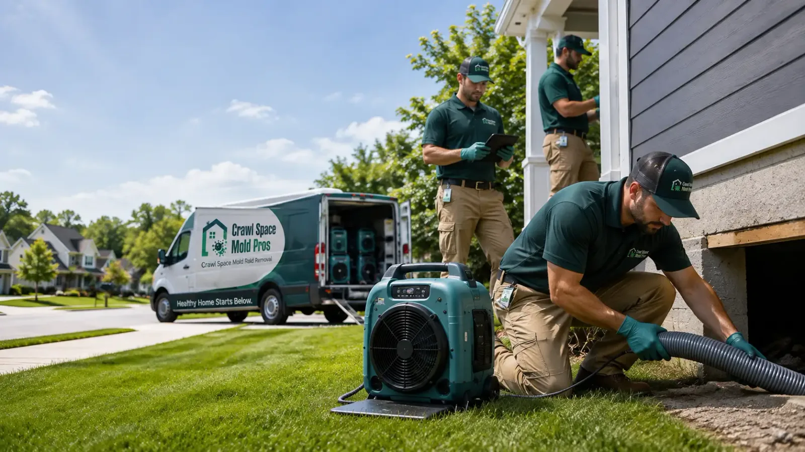 Crawl Space Mold Removal in Leisenring, PA